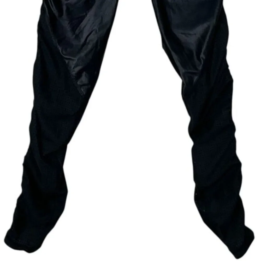 Alala Varsity Tight Leggings Size Small Black Blue Contrast High Rise Athleisure